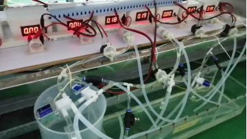 Durability testing of threeway water valve and mini water pump