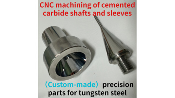 CNC machining of tungsten steel shafts and sleeves