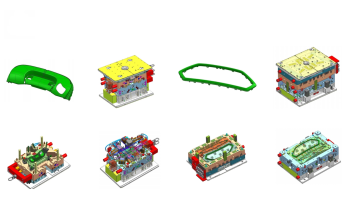 Efficient production with soft-gel injection molds