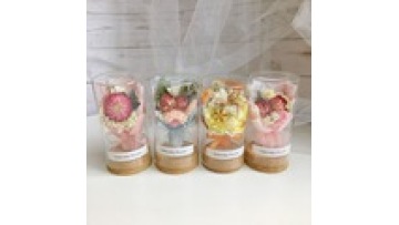 Wholesale Wishing Bottle Dried Flower Bouquet - Mini Glass Cork Decoration1