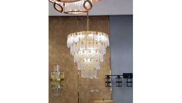 glass chandelier