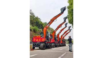 ZHTE excavators shipments