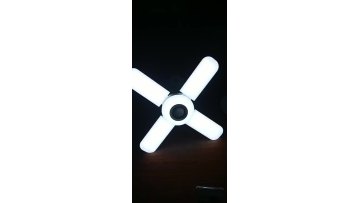 LANYA LED Music Foldable Speaker Bulb RGB Changing Color Remote Control Wireless Home Stereo Audio Speaker Light1