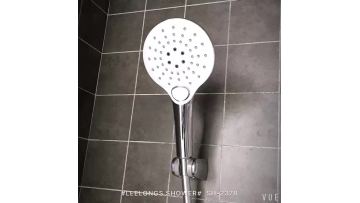 Hot-Sale Good Quality 3 Functional Handheld Round Button Hand Shower For Bathroom1