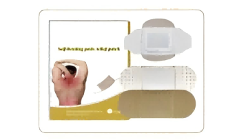 Self-heating pain relief patch