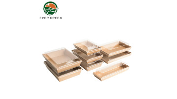 Kraft Paper Sushi Tray