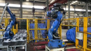 Auto control arms production line.mp4