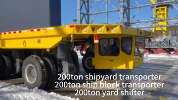 200ton shipyard transporter