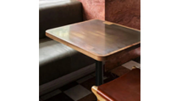 New model fashion  commercial  furniture cafe metal and wood dining wooden restaurant  kitchen table1