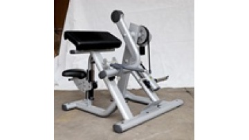 biceps curl strength training machine