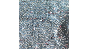 2024 New Multicolor Latest Velvet Sequins Evening Dress fabric of dress1