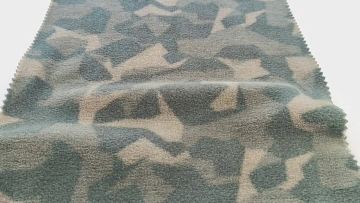 Recycled 100%Polyester Soft Handfeeling Disruptive Pattern Aop Polar Fleece Fabric for Garments Military Suits1