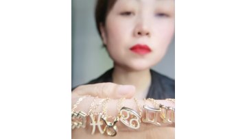 old english stainless steel zodiac sign necklace for women1