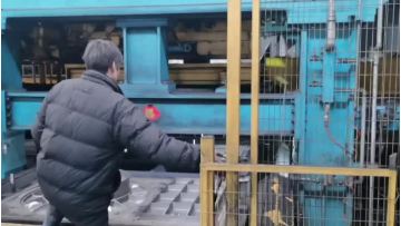 producing line to produce ductile manhole cover