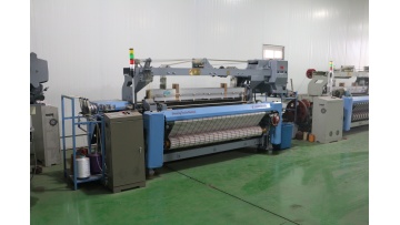 SJ736B RAPIER LOOM RUNNING IN CUSTOMER FACTORY 