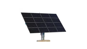 Solar Panel Flat Roof Mounting Solar Tracking System 12kw Dual Axis Solar Tracker1