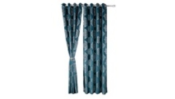 Rancho Factory High Luxury Thermal Foil Printing Velvet Blackout Curtain1