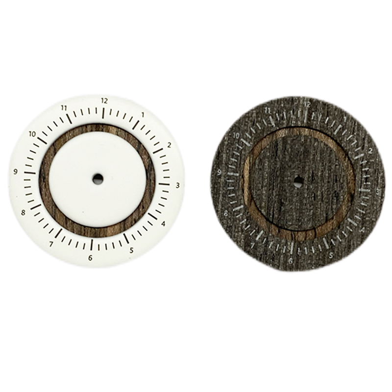 Wooden watch dial 