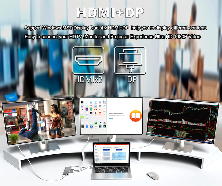 multi function docking station extender