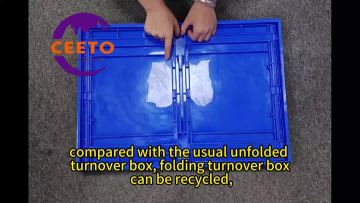 Plastic Folding Crate Box