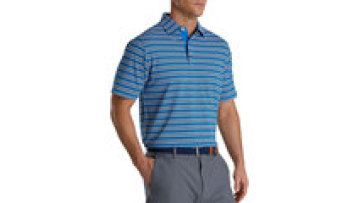 Custom Brand Mens Striped Golf Polo Shirt Bamboo Cotton Spandex Man T-shirts1