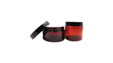 Amber, Clear, & White Cosmetic Jars - 150ml to 500ml with Lids1