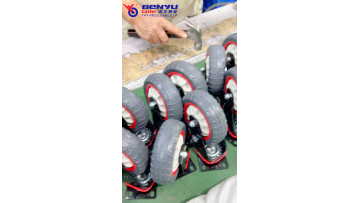 Heavy duty industrial pu caster