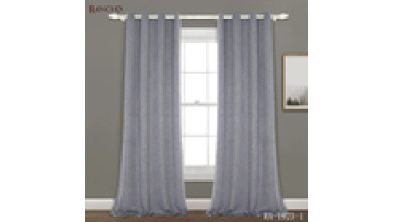Home and hotel decor window gray 190GSM soild vietnam tropical garden curtain1