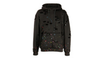 Mass Customization Of High-Quality French Fleece Hoodie Heavy Ink Broken Hole Wash Vintage Hoodie1