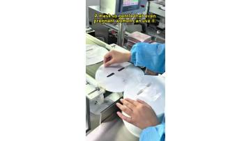 High-quality facial mask production machine, with a sterile environment, fast production, and one-stop service, including customization support.