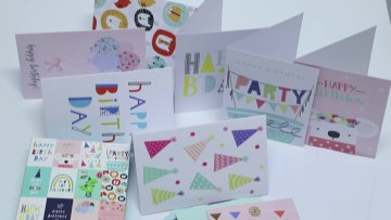 Personalized Funny Blank Bulk Happy Birthday Card, Custom Printing Bulk Assorted Box Set Greeting Cards1