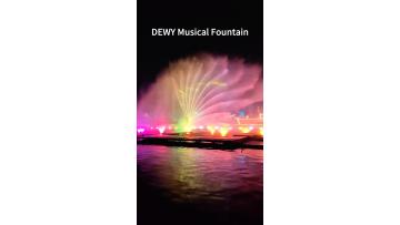 Floating Pool Fountain With Lights