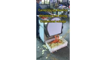 Carrot Slicing Machine Vegetable Cutting Machine