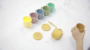 Competitive Price Toddler Baby Silicone Leakproof Cup And Straw - Buy Baby Cup Silicone,Baby Sippy Cup Silicone,Silicone Baby Drink Cup With Lid And Straw Product on Alibaba.com