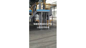 Cracking carbon black granulation production line