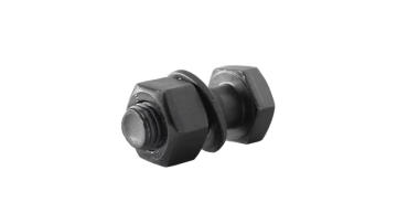 Half Threaded High Tensile Hex Bolt (grade 10.9) Black Iron Hexagonal Head Bolt with Nylock Nut & Washer DIN933 HEX BOLT1