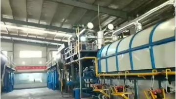  continuous  waste tyre pyrolysis machine 
