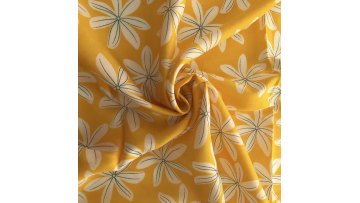 2020 latest stock lot soft  many color viscose printed simple floral poplin rayon fabric1