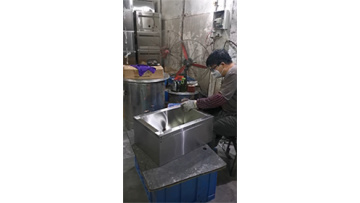 Electric fryer Grinding corners-3