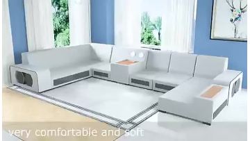 Leather Recliner Sofa