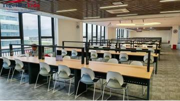 Custom-designed Colorful Ergonomic Plastic Training Furniture Chairs