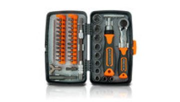 38 in 1 Ratchet Screwdriver Set Socket Set with CRV Steel Bits and Portable Box for Bicycle Motorcycle Maintenance1