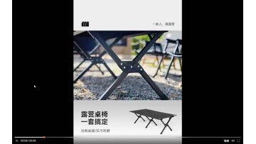 Folding camping table and chairs