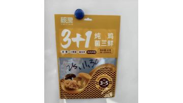 Mushroom Chicken Stew Seasoning Stand up Pouch with Hang Hole