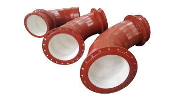 The ceramic-lined steel composite pipe