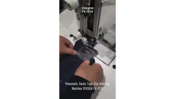 Pneumatic Socks Tags Slip Knotting Machine FOXSEW FX-1218