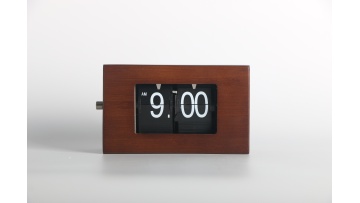 HY-F092 wooden flip clock