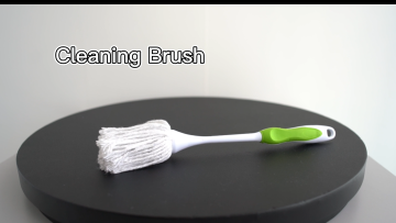 Topwill Plastic soft handle cotton cleaning brush dish brush long handle cleaning dust brush1
