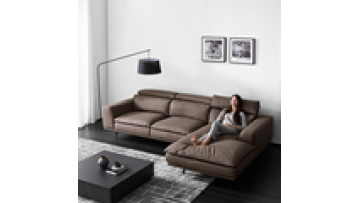 High quality new tech fabric custom L shape living room sofa home furniture for sale with factory direct price1