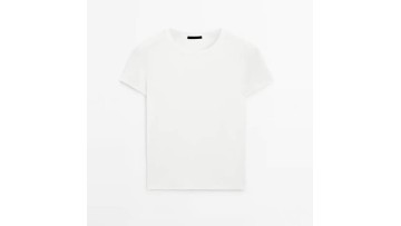 Women's soft cotton blend short sleeved T-shirt